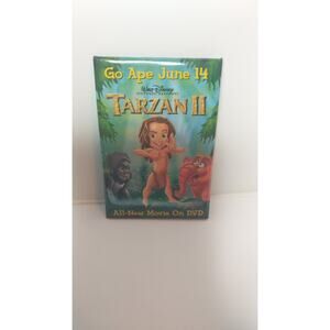 Rare Disney's Tarzan 2 Promo Button Pin Pinback DVD Movie Release Disney
